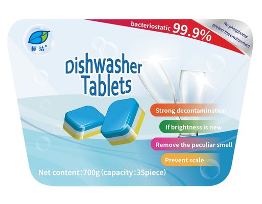 Safe and Dishwashing with 50%-80% Active Ingredient Content Dishwasher Cleaning Tablet