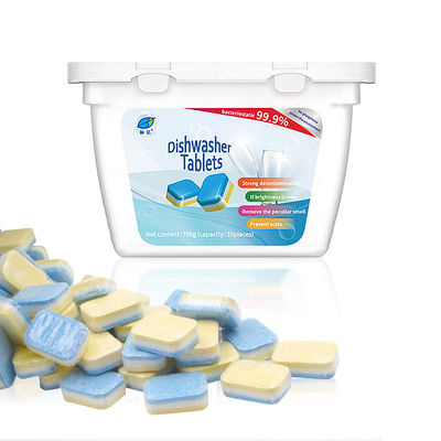 Highly Effective Synergetic Dishwasher Tablets for Applicable Washers