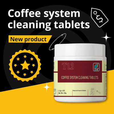Customizable Coffee Equipment Cleaning Tablets 50% Active Ingredient Content 18 Count