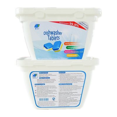 Kitchen Cleaning with All-in-One Dishwasher Tablets Eco Action Quick Dissolve Tablets
