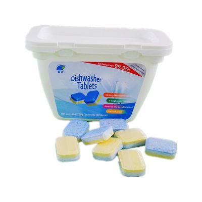 Kitchen Cleaning with All-in-One Dishwasher Tablets Eco Action Quick Dissolve Tablets