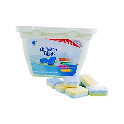 Function Dishwasher Tablet Detergent Individually Wrapped Dishwashing Tablets for Cleaning