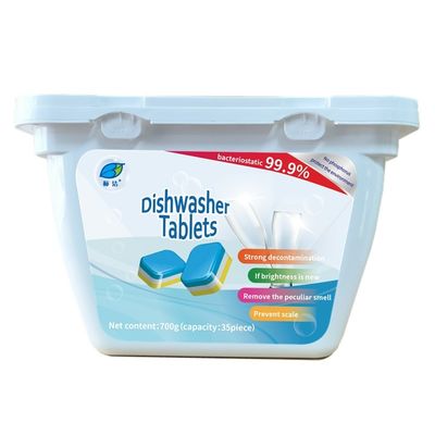 Dishwashing with 100 Eco-Friendly Detergent Tablets 50%-80% Active Ingredient Content