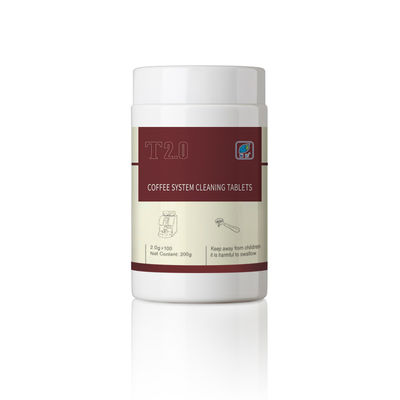 Solid Coffee Machine Cleaning Tablets 100 Tablets for ODM Automatic Cleaning Solution