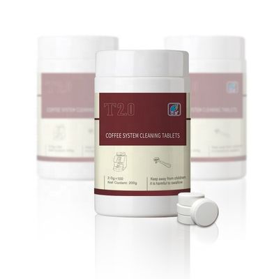 Super Clean Cleaning Tablets For Coffee Machines Rapid Dissolution for Hotel and Cafe